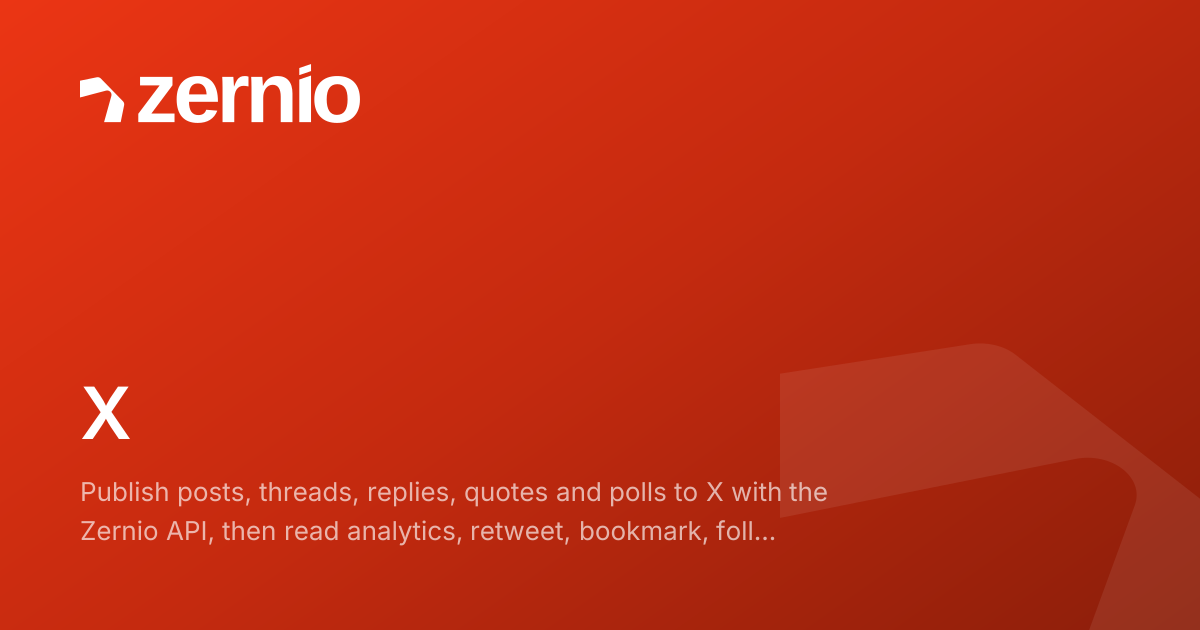 Twitter/X API - Platforms