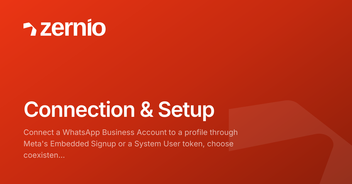 Connection & Setup - Platforms