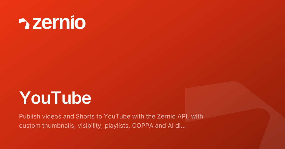 YouTube API - Platforms